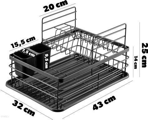 Kadax Suszarka Do Naczy Stoj Ca Dwupoziomowa Ociekacz Na Sztu Ce