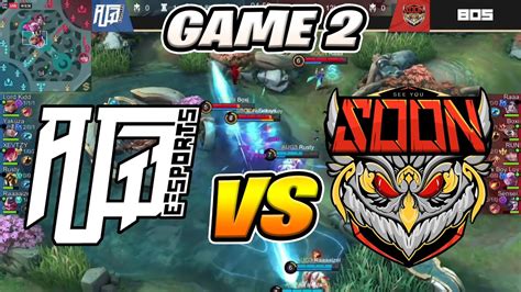 Aug Esports Vs See You Soon Game Top Clans Mlbb Summer