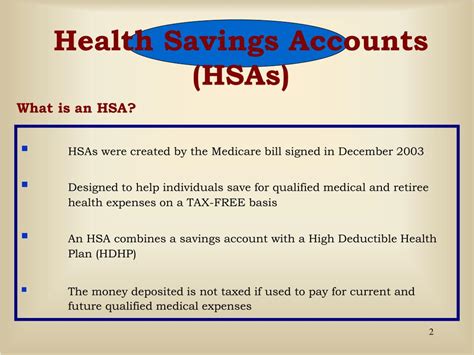 Ppt Health Savings Accounts Hsa Powerpoint Presentation Free