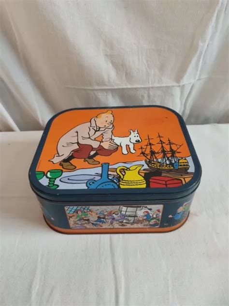 Tintin Moulinsart De Herg Ancienne Boite Metallique Collection