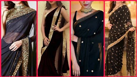 Black Sadi / How To Shop The Best Blouse Designs For Your Black Saree ...