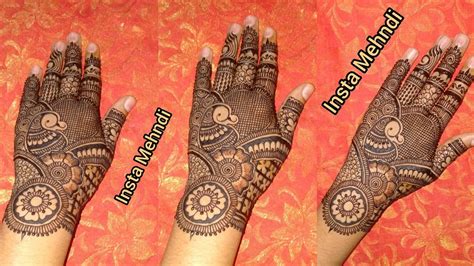 Easy And Simple Beautiful Bharwa Mehndi Designs Mehendi Ka Design