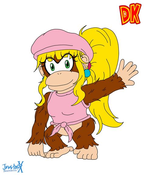 Dixie Kong by jmaster1114 on DeviantArt