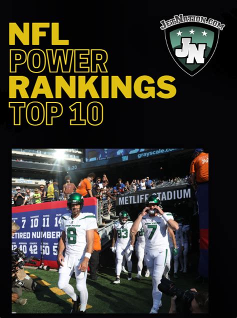 JetNation NFL Power Rankings Top 10