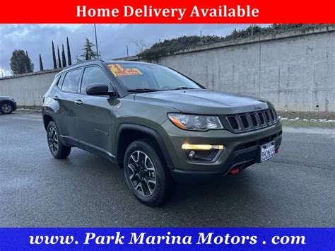 Used 2021 Jeep Compass Trailhawk For Sale In Redding Ca Vin 3c4njddb9mt594294