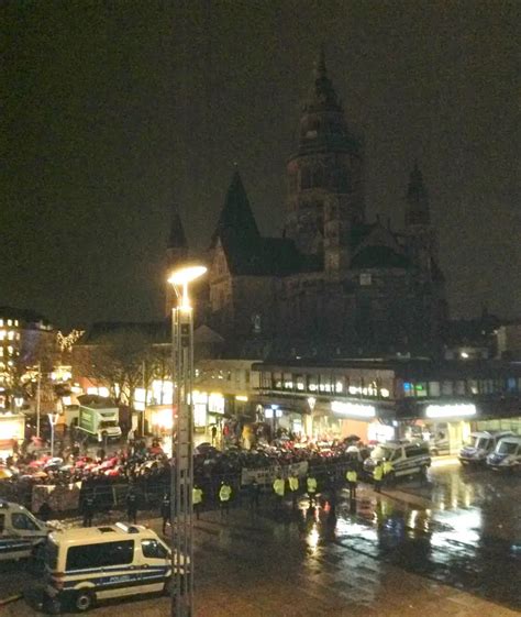 Demo Zeichen Gegen Rechts Am Donnerstag In Mainz Dreyer Cdu