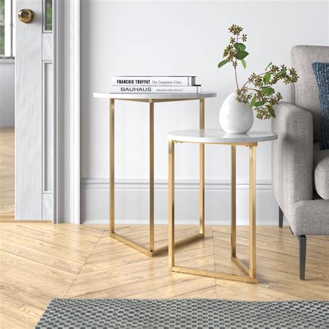 Ivy Bronx Autryville 24 Tall Frame Nesting Tables Reviews Wayfair