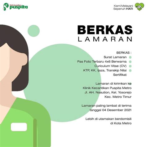 Lowongan Kerja Klinik Kecantikan Puspita Metro November Karir Bdl