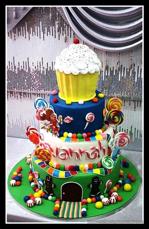 Candyland Cake Decorated Cake By House Of Cakes Dubai Cakesdecor