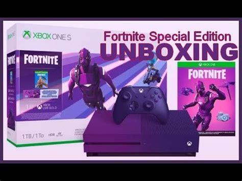 NEW Xbox One S Fortnite Battle Royale Special Edition Bundle UNBOXING