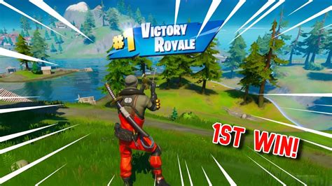 Fortnite Chapter 2 Season 1 First Victory Royale New Umbrella Youtube