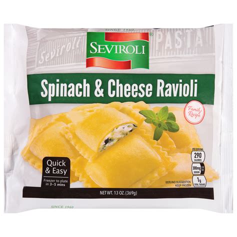 Save On Seviroli Ravioli Pasta Spinach Cheese Frozen Order Online