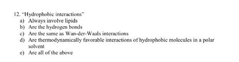 Solved Biophysics