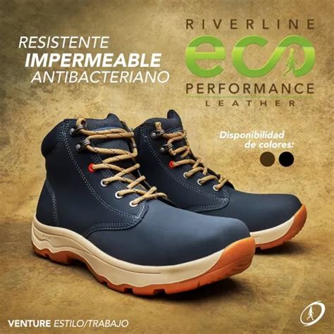 Bota De Seguridad Riverline Venture Negro Meses Sin Intereses