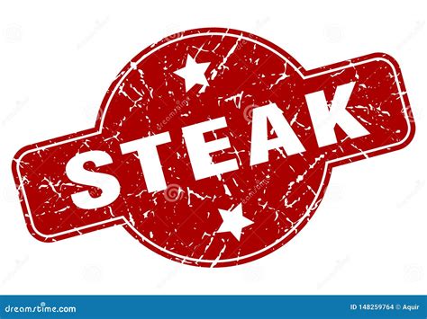 Steak Stamp Stock Vector Illustration Of Grunge Insignia 148259764