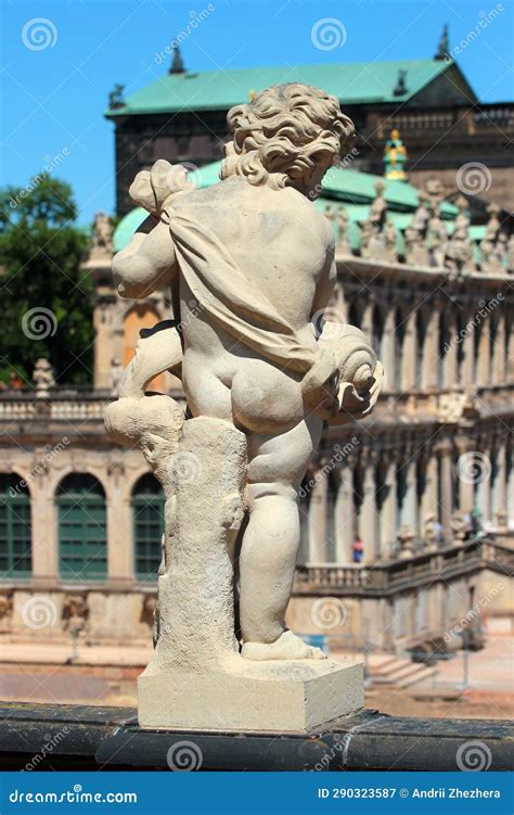 Dresden Germany June 3 2023 Decorative Sculptures In Zwinger A