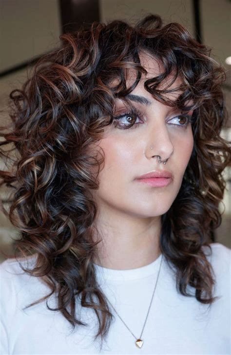 35 Low Maintenance Soft Curly Bob Haircuts Curly Shag Shoulder Length