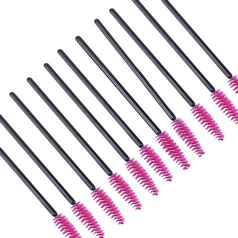 200 Pcs Disposable Eyelash Brush Mascara Wands Spoolies For Eye Lash Extension Eyebrow And