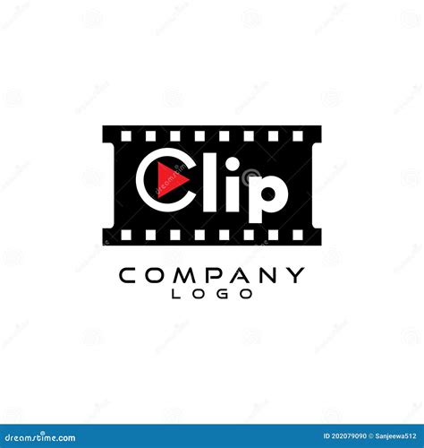 Video Clip Logo Design Vector Stock Vector Illustration Of Colorful