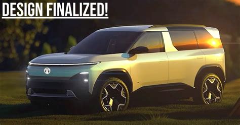 Tata Sierra Design Locked Suv To Go Into Production In In Both