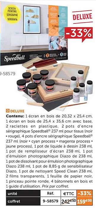 Promo Deluxe Speedball Chez Le G Ant Des Beaux Arts Icatalogue Fr