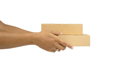 Hand Holding Box Isolated Background 11842186 Png