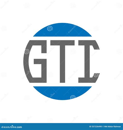 GTI Letter Logo Design on White Background. GTI Creative Initials ...