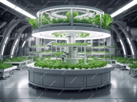 Premium Ai Image Organic Vegetable Farm Hydroponic Vegetable Plant