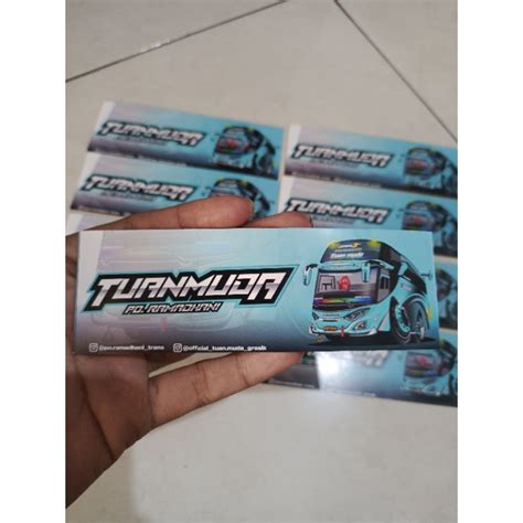 Jual Stiker Bus Tuan Muda Isi 30 Pcs Shopee Indonesia