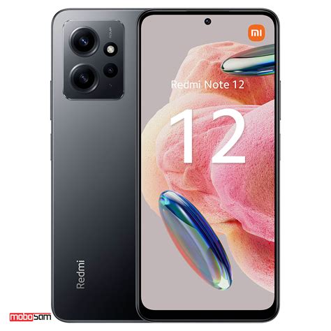 گوشی موبایل شیائومی مدل Redmi Note 12 4g ظرفیت 128 گیگابایت با 6 گیگابایت رم` موبوسام