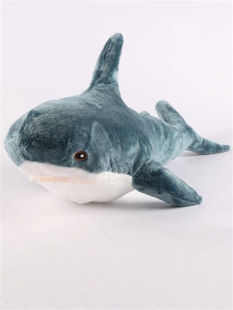 2sizes Giant Shark Stuffed Animal Soft Squishy Shark Toys Giant Shark Plush Pillows Chubby Shark ...