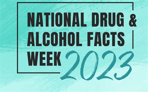 Ndafw National Drug And Alcohol Facts Week State Of The State Of