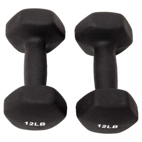 BalanceFrom Fitness 5 8 And 12 Pound Neoprene Coated Dumbbell Set