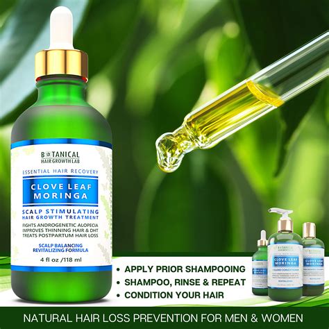 Botanical Hair Growth Lab Scalp Stimulating Treatment Clove Leaf Moringa Scalp Balancing