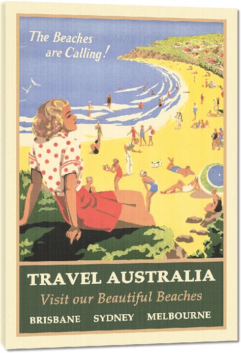 Toiles Imprim Es Affiche Illustration Australie Acheter Toiles