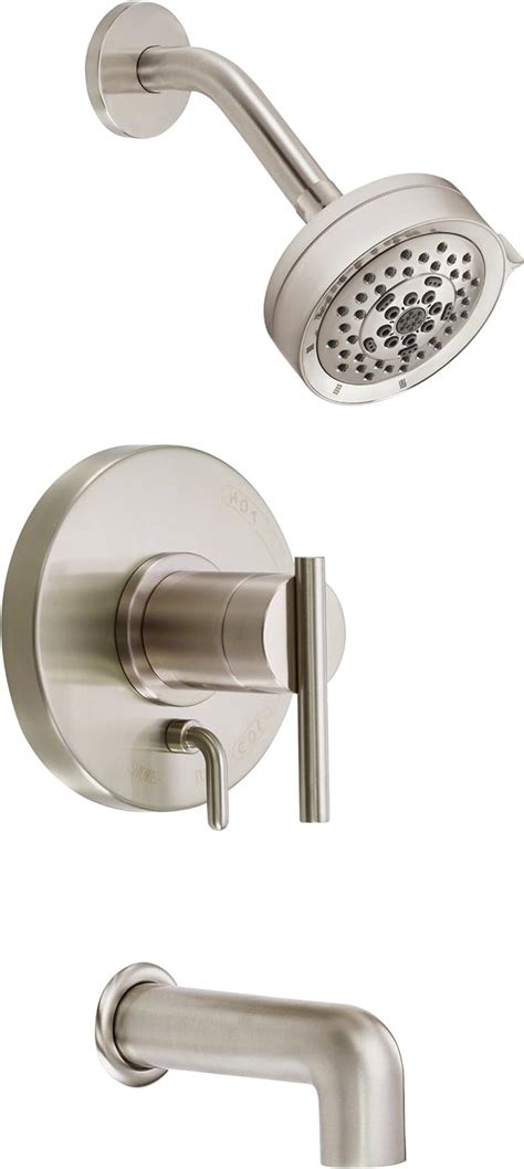 Danze D510058bnt Parma Single Handle Tub And Shower Trim Kit With Five Function Showerhead