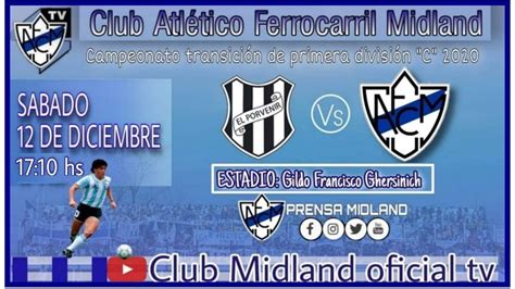 El Porvenir Midland en VIVO Torneo Transición Primera C Fecha 1