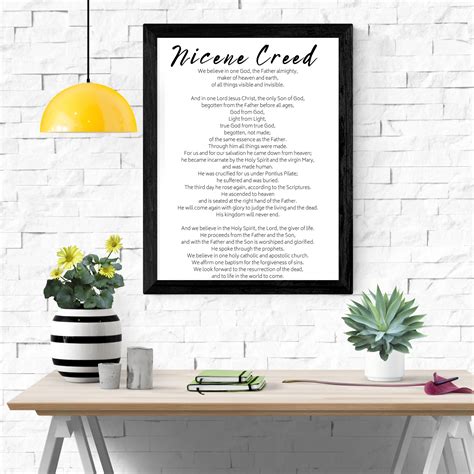 PRINTABLE Nicene Creed - Etsy