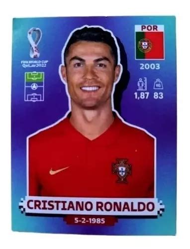 Tarjeta Cristiano Ronaldo Panini Mundial Meses Sin Inter S