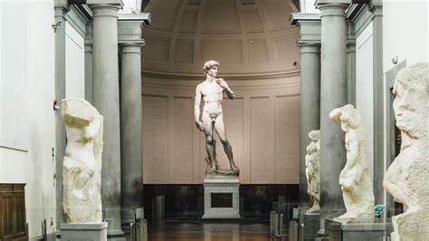 Michelangelo S David In The Galleria Dell Accademia Florence