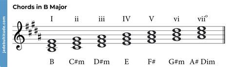 Chords in B major: A Music Theory Guide