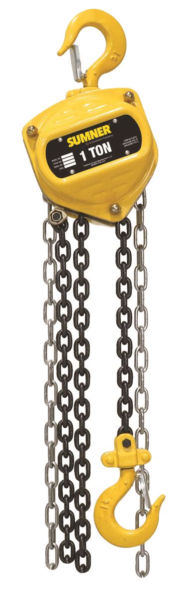 1 Ton Chain Hoist with 30 ft. Chain Fall | Southwire