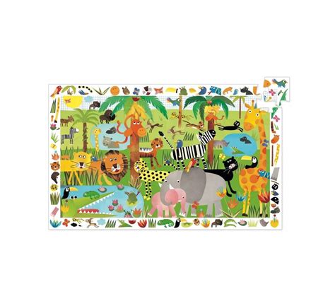 Djeco Observation Puzzle Jungle Pcs