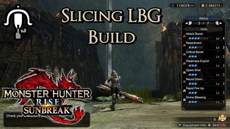 Monster Hunter Rise Sunbreak Light Bowgun Build Rapidfire Slicing