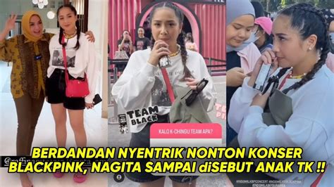 Nonton Konser Blackpink Gaya Nyentrik Nagita Slavina Jadi Sorotan