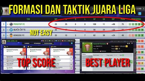 FORMASI DAN TAKTIK JUARA TOP ELEVEN 2023 YouTube