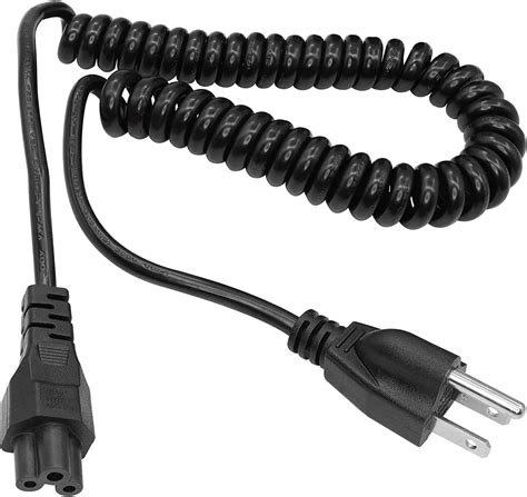 Amazon Coiled Laptop Power Cord Yacsejao A V Ac Nema P To