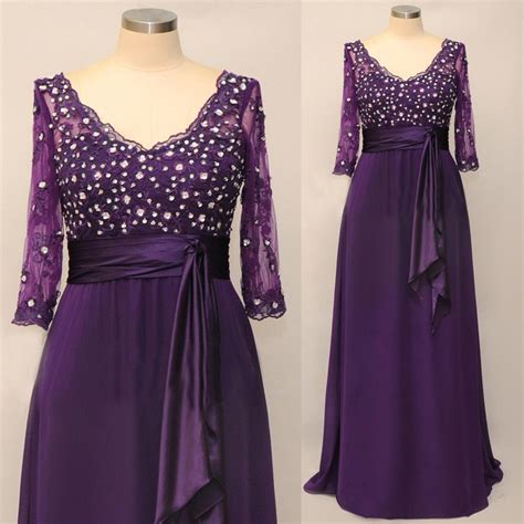 Purple Mother Of The Bride Dresses