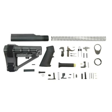 PSA SBA4 Classic Pistol Lower Build Kit Black Palmetto State Armory