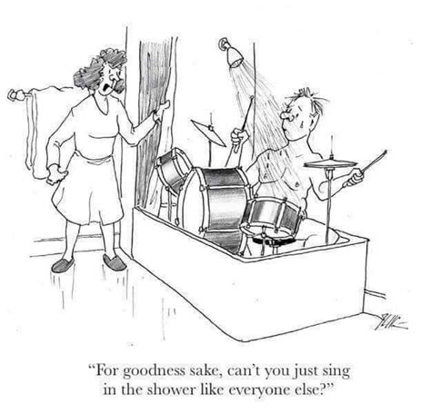 Drums Cartoon, Music Cartoon, Mozart, Drummer Humor, Drummer Quotes ...